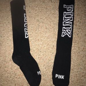 Victoria’s Secret PINK calf high socks